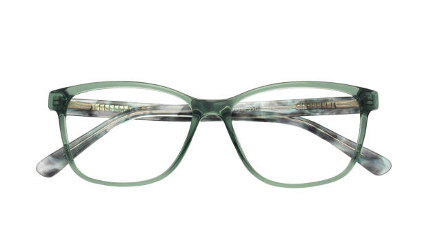 istock Eyeglass frames, lenses, various colors, both metal and plastic, on a beautiful colored background. 1430727527