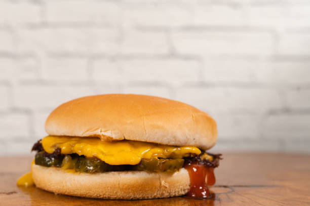 istock Ultra Smash Burger, Real fast food photos 1430734105