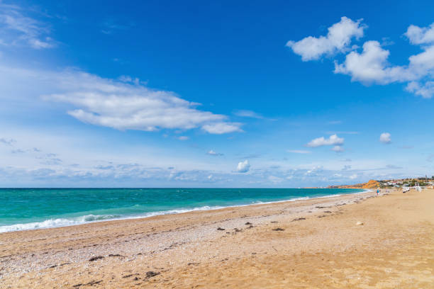istock Lyubimovka beach, summer landscape photo 1430736430
