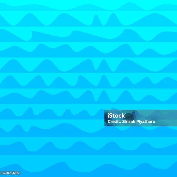 Water Pattern Blue Sea Ocean Wave Lines Abstract Vector Abstract ...