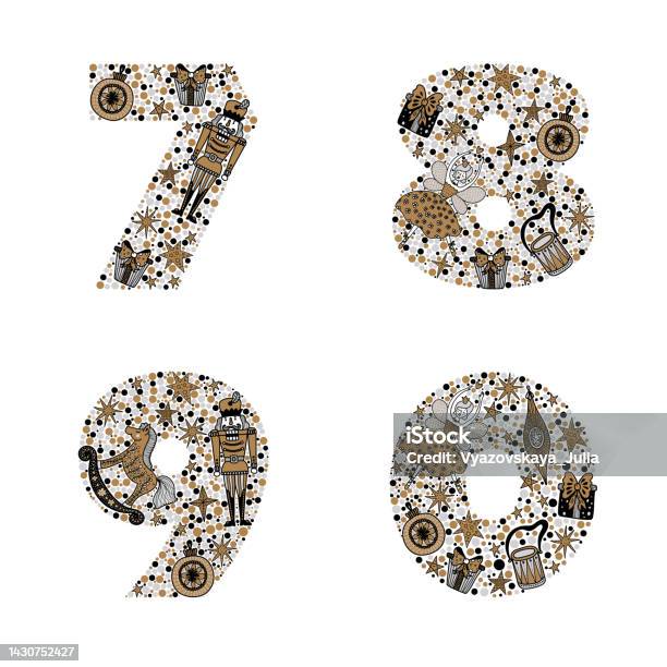 Magic Numbers Logo Magic Numbers Stock Illustration - Download Image Now - Christmas ...