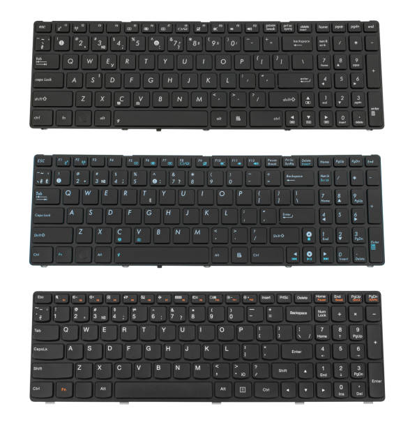 istock laptop keyboard, spare part for laptop, on white background 1430765929