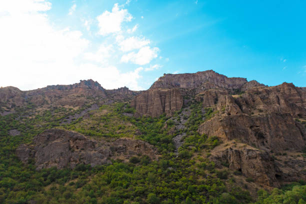 istock Mountains near Geghard monastery, at sunset 1430768329