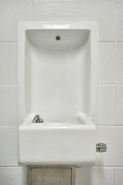 istock Water fountain on a wall in a school hallway 1430768936