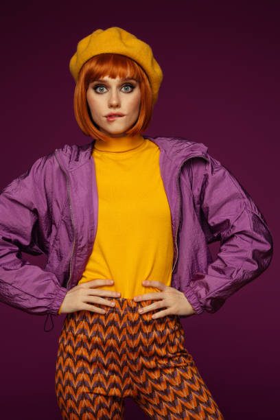 istock Beautiful emotional woman with bright make-up 1430785756