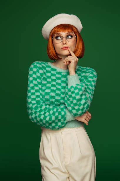 istock Beautiful emotional woman with bright make-up 1430785800
