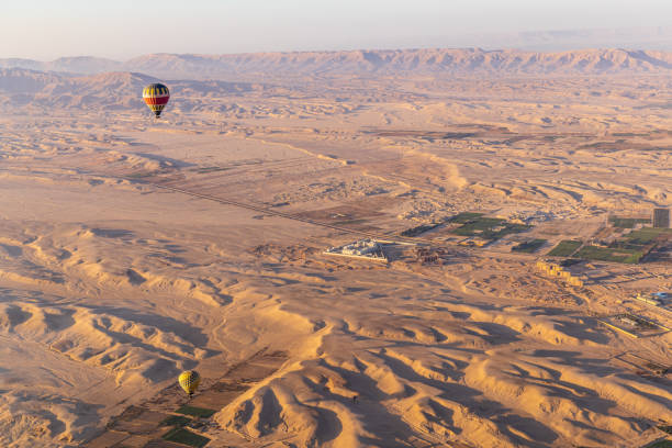 istock View from a hot air balloon in Luxor. 1430789604