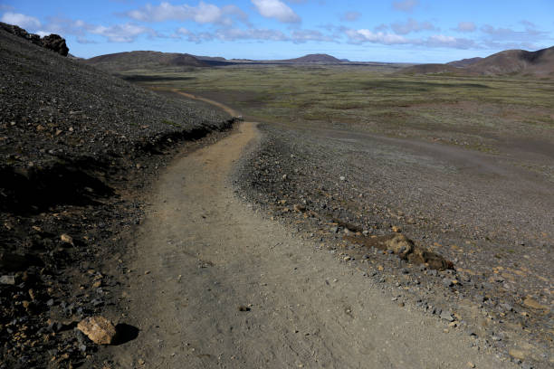 istock Hiking trail to Geldingadalir 1430802349