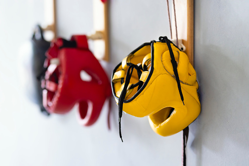 Head protector for boxing training