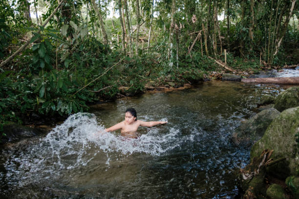 istock Boy playing in the water and having fun 1430811103