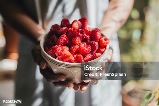 istock A Close Up View Of An Unrecognizable Female Harvesting Organic R 1430813474