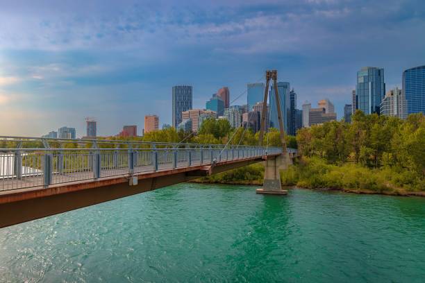 istock Bridge Over The Bow River Leading Towards Downtown Calgary 1430814765