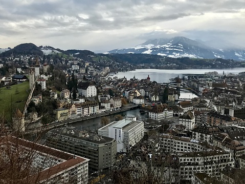 Switzerland- Lucerne - Panorama of the city
