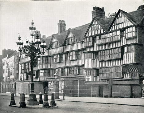 Old Tudor Buildings In The UK