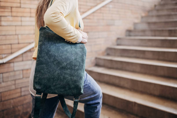 istock Woman with modern bag 1430826430