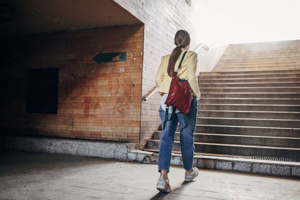 istock Woman with modern bag 1430826938