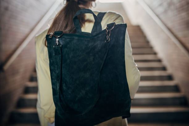 istock Woman with modern bag 1430827493