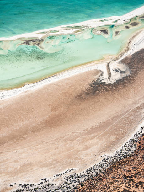 istock Aerial view of tidal dunes and water 1430835743