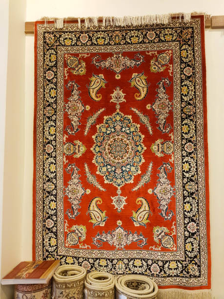 istock This is a typical Turkish carpet motif which is hand-woven by Turkish weavers. 1430839679
