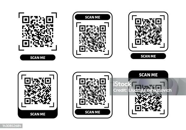 Scan Me Qr Code Design Qr Code For Payment Text Transfer With Scan Me ...