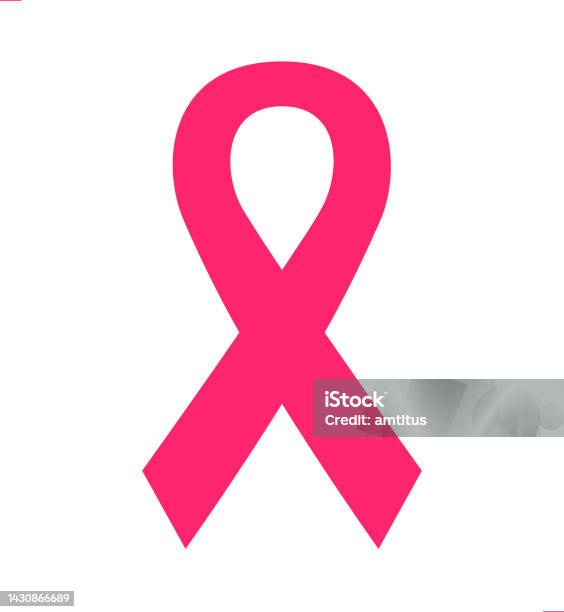 Sign Language For Pink Ribbon Pink Ribbon Flat Stock Illustration - Download Image Now - Announcement ...