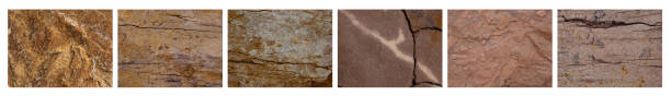 Includes a set of natural stone texture background images. stock photo
