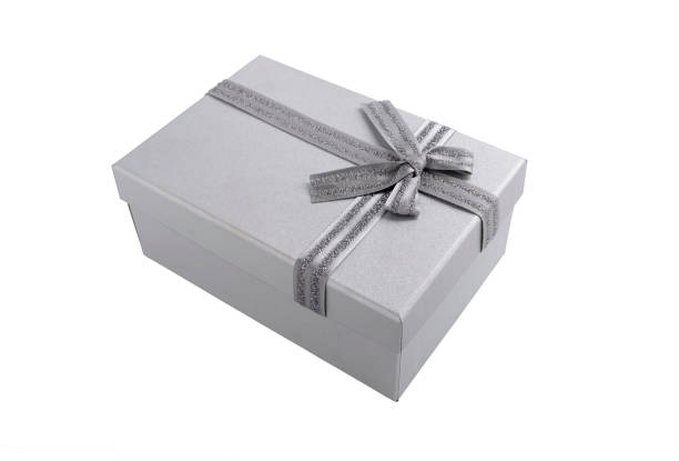 istock gray gift box with ribbon isolated on white background 1430910770