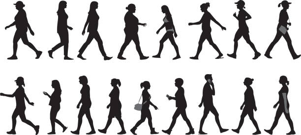 Free Stock Photo of walking woman Silhouette | Download Free Images and ...