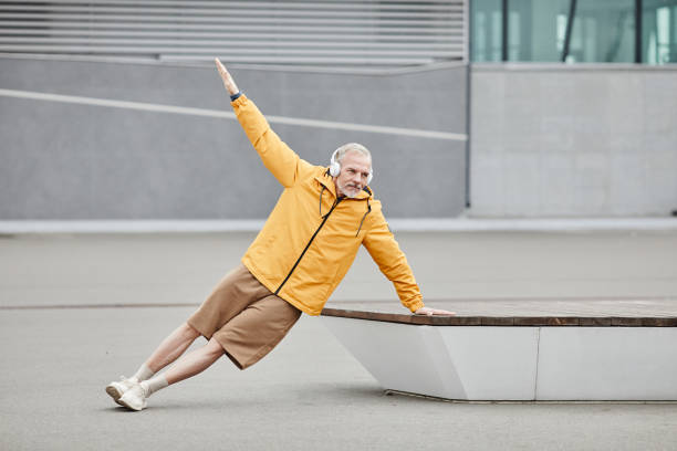 istock Active Mature Man Working Out Outdoors 1430914907