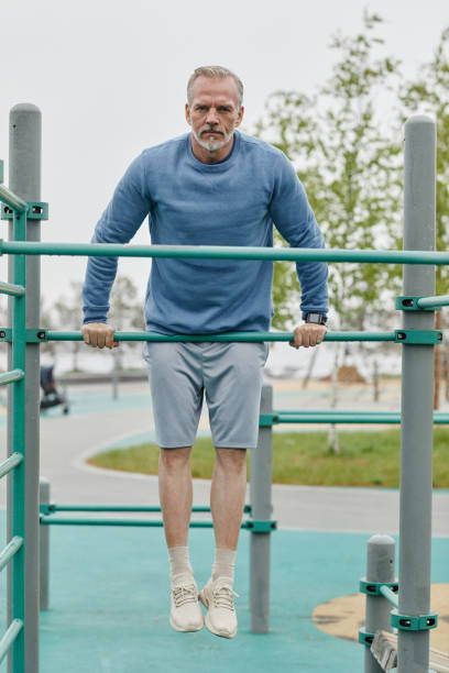 istock Fit Senior Man Working Out Outdoors 1430915018