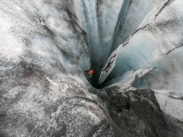 Iceland glacier climbing