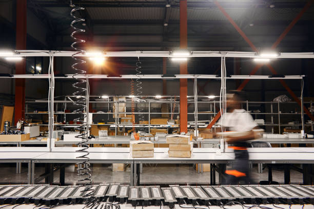 istock African factory worker delivering box at the storage 1430924463