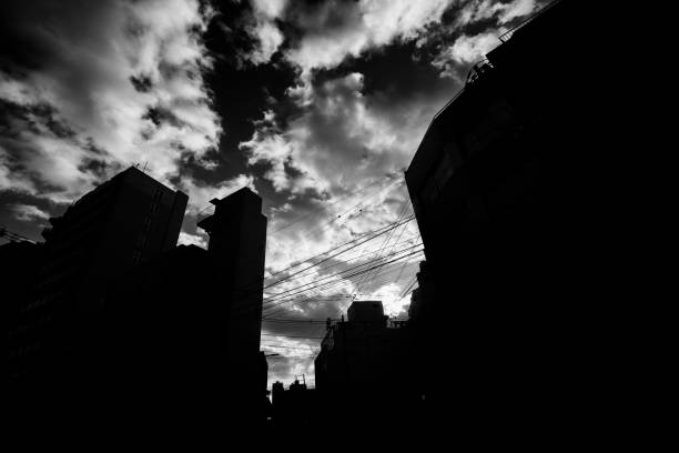 istock High contrast monochrome city image 1430925353