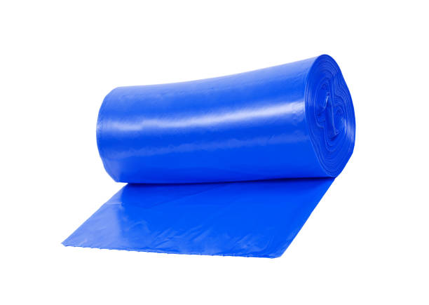 istock roll of blue garbage bags 1430928697