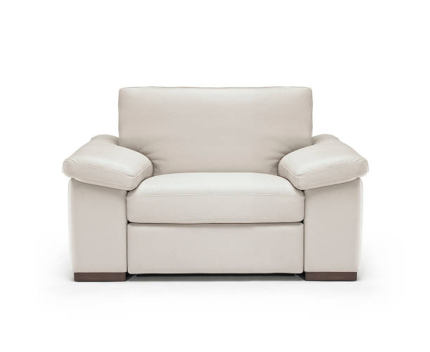 istock Image of a modern leather armchair isolated on a white background 1430930312