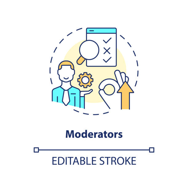30+ Research Moderator Illustrations, Royalty-Free Vector Graphics