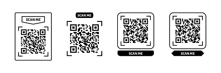 Scan Code Text Scan Me Qr Code Design Qr Code For Payment Text Transfer With Scan Me ...