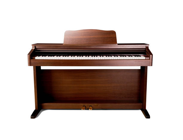 istock brown piano isolated on white background 1430941202