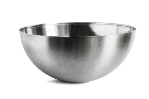 istock Steel bowl isolated 1430946242