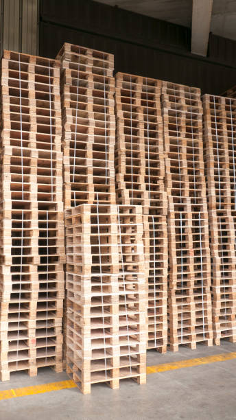 istock Pile of pallets 1430946588