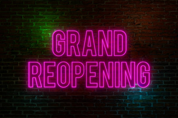istock Grand reopening, neon sign. 1430951543