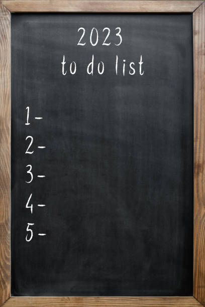 istock 2023 to do list on black board 1430968631