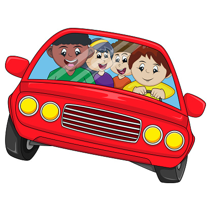 Girl Driving Car Cartoon Outline Clip Art Girl Driving Car Cartoon Outline Clip Art