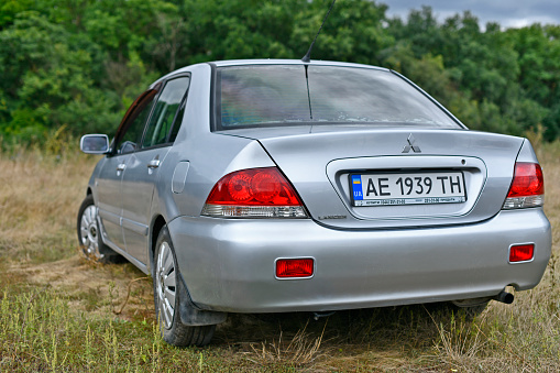 Saranda, Albania - 18 october, 2020: Car Mercedes-Benz W210 in Saranda, Albania