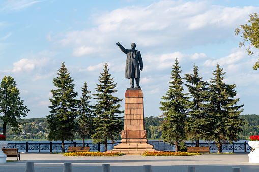 Monument to the leader of the Great October Socialist Revolution Vladimir Lenin