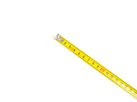 Tape measure on White Background