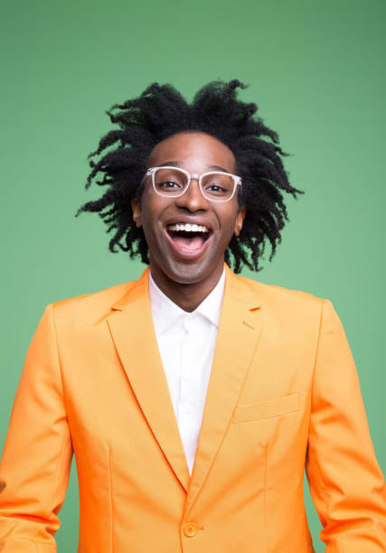 istock Portrait of excited elegant man 1430979073