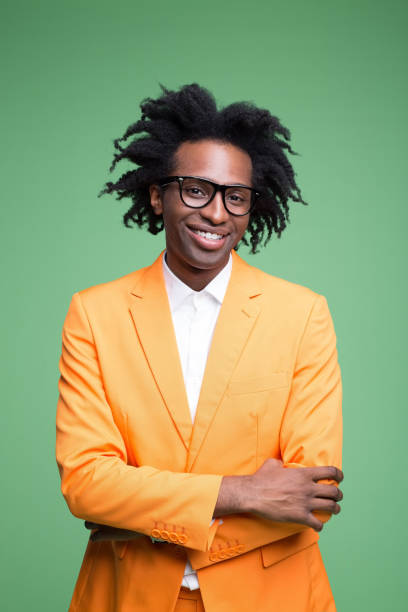 istock Portrait of happy elegant man 1430979366