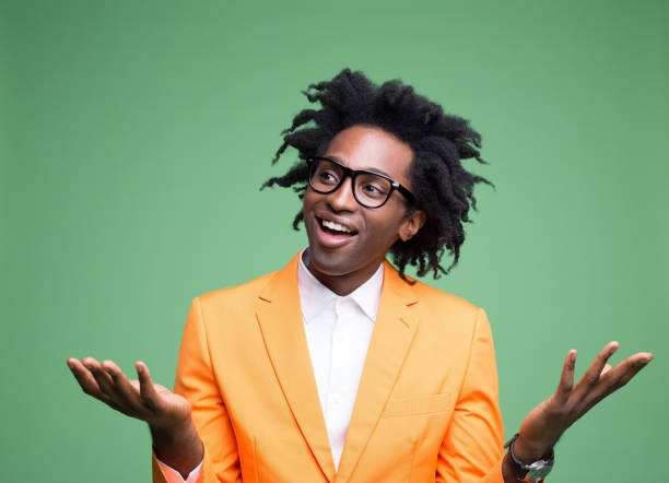 istock Portrait of surprised elegant man 1430979705
