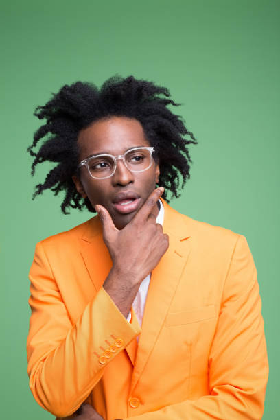 istock Portrait of surprised elegant man 1430979819